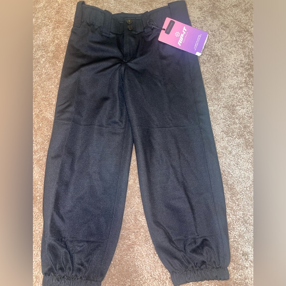 Black softball pants NWT